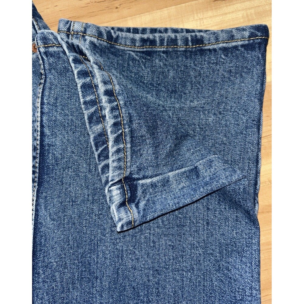 Levis 514 Jeans Mens 34x32 Blue Straight Fit Denim Medium Wash Casual - Picture 4 of 11